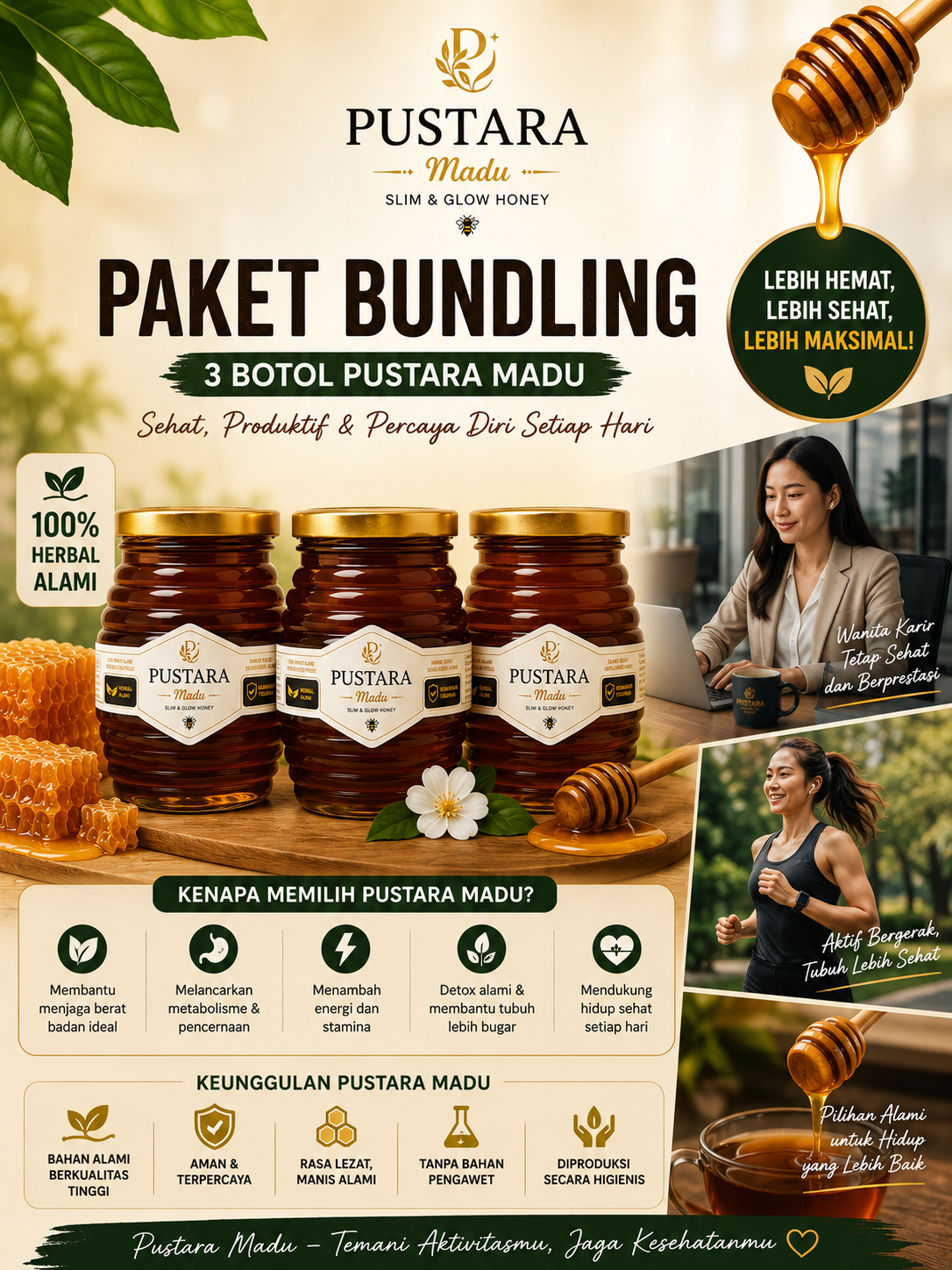 Pustara Madu Slim (3 Produk )